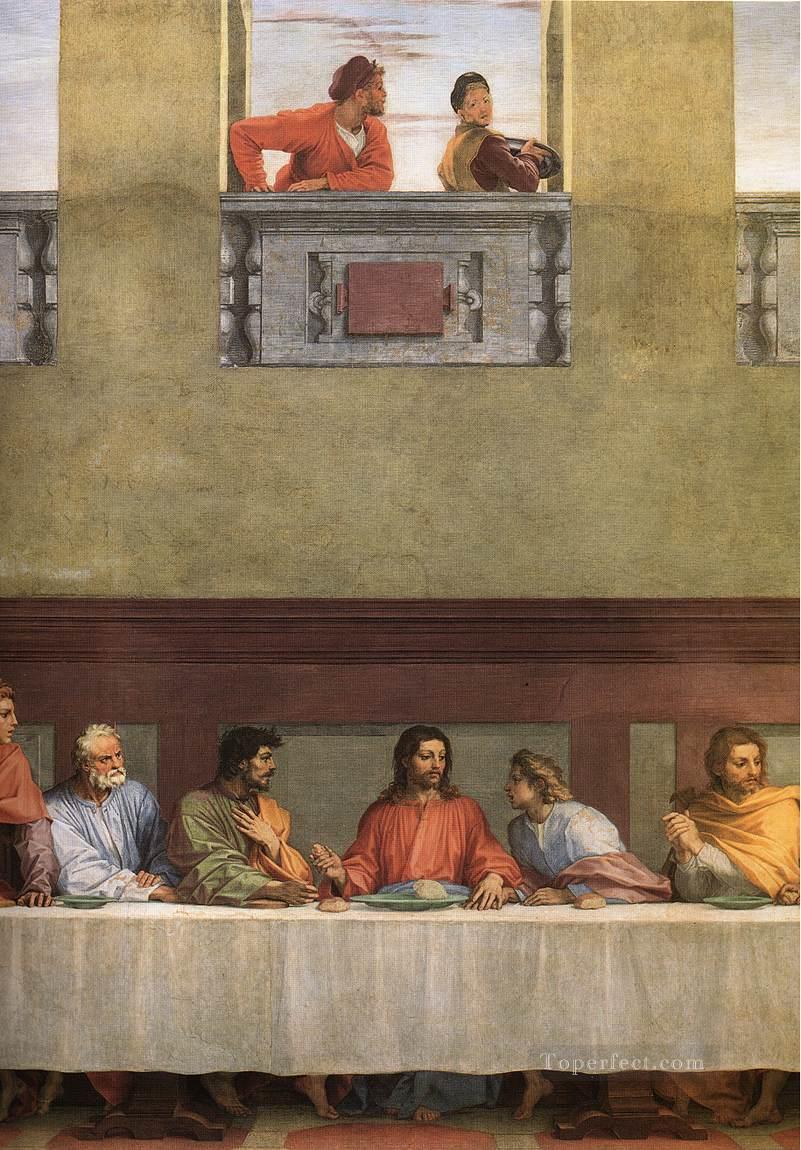 The Last Supper detail renaissance mannerism Andrea del Sarto religious Christian Oil Paintings